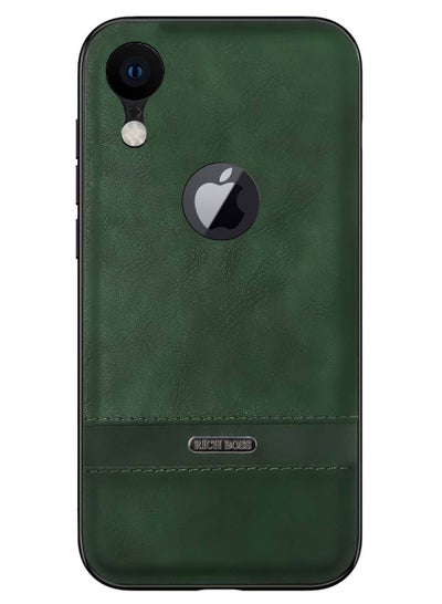 اشتري Rich Boss Leather Back Cover For Iphone XR (Green) في مصر