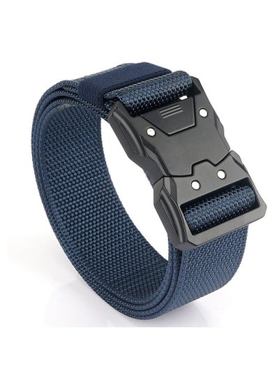 Buy Belt Quick Release Buckle Nylon Casual Tooling Sports Belt For Men in Saudi Arabia