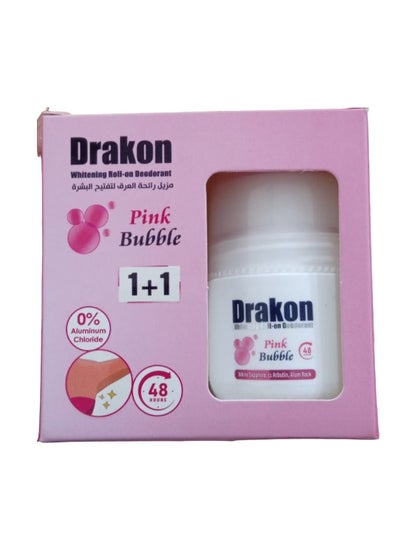 Drakon Whitening Roll On Deodorant Pink Bubble 50Ml 1+1 Price In Egypt ...