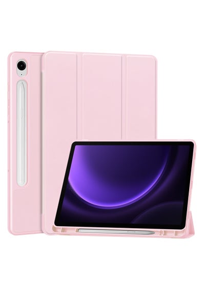 اشتري Protective Case for Samsung Galaxy Tab S9 FE 10.9 inch Slim Stand Cover with S Pen Holder Support Auto Wake/Sleep في السعودية