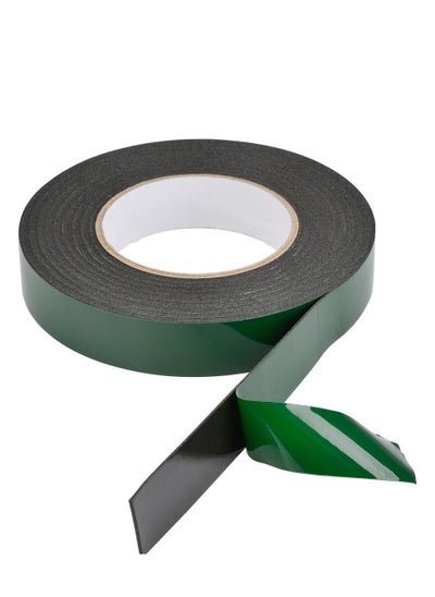 اشتري Foam Tape, Double Sided Waterproof Mounting Tape, Adhesive Sponge Tape for Automotive Grade Car Trims Number Plate Fixing(10M*L 2.5CM*W) في الامارات