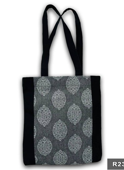 Buy casual printed linen tote bag in Egypt