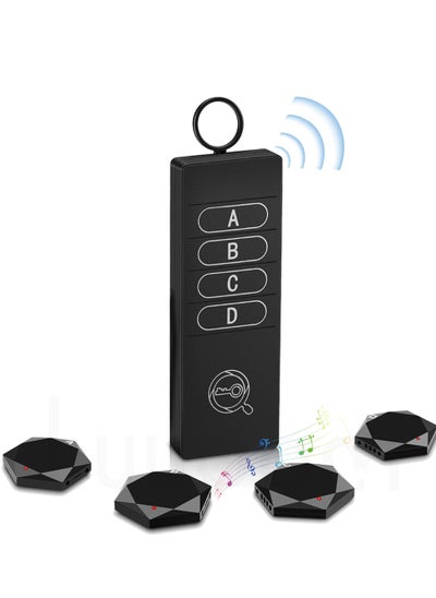 اشتري Quick Key Viewer Remote Finder 80DB+, Luubom Tracking Devices, Item Locator Tags with 164ft, Wireless Locator for Finding Wallet Phone Glasses Key, 1 RF Transmitter & 4 Receivers في السعودية