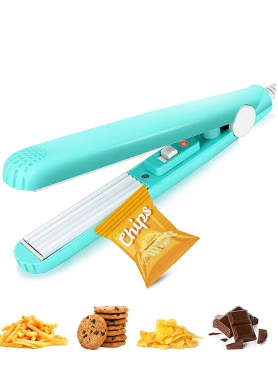 اشتري Mini Chip Bag Heat Sealer Portable Food Sealer Bag Resealer for Food Storage Plastic Bags Snack Bags vacuum sealer bags Handheld Sealing Machine for Candy Bag في الامارات