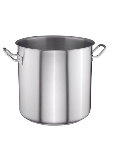 اشتري Stainless Steel Induction Stock Pot 32 cm x 32 cm |Ideal for Hotel,Restaurants & Home cookware |Corrosion Resistance,Dishwasher Safe|Made in Turkey في الامارات