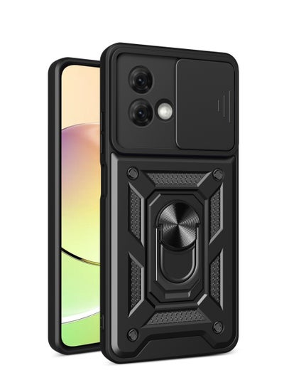 Buy Shockproof Protection Phone Case for Motorola MOTO G84 5G Black in Saudi Arabia