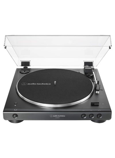 Buy Audio Technica AT LP60XBT Full Automatic Wireless Belt Drive Turntable, Black in UAE