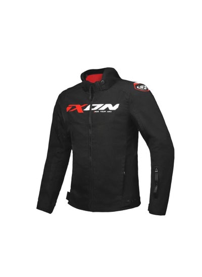 Buy Ixon FIERCE MC Textile Jacket Black-White-Red in UAE