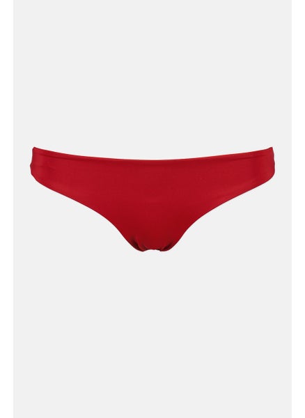 اشتري Women Plain Bikini Bottom, Red في السعودية