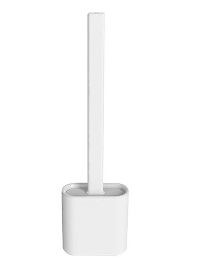 Buy Silicone Toilet Brush with Holder in UAE