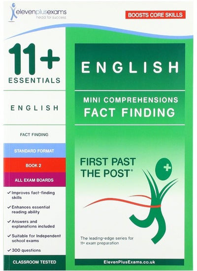 اشتري 11+ Essentials English: Mini-Comprehensions Fact-Finding Book 2 في الامارات