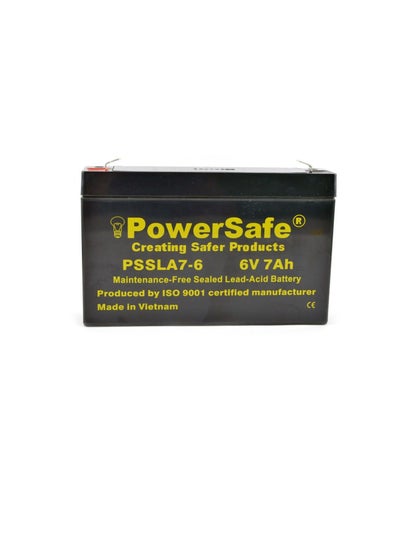 Buy PowerSafe Sealed Lead Acid Battery 6V-7Ah PSSLA 7-6 in UAE