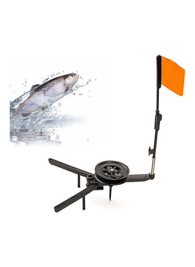 اشتري Portable Durable Ice Fishing Rod Tip-Up Compact Orange Flag Tackle Accessory 20 x 10 20cm في الامارات