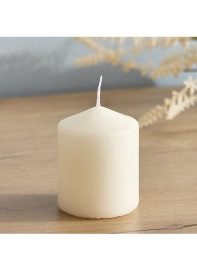 اشتري Vela Vanilla Scented Pillar Candle 135 gr في الامارات