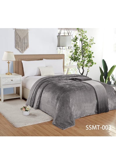 Buy 1 Piece Soft Bed Polyester Blanket single Size 150*200 cm in Saudi Arabia