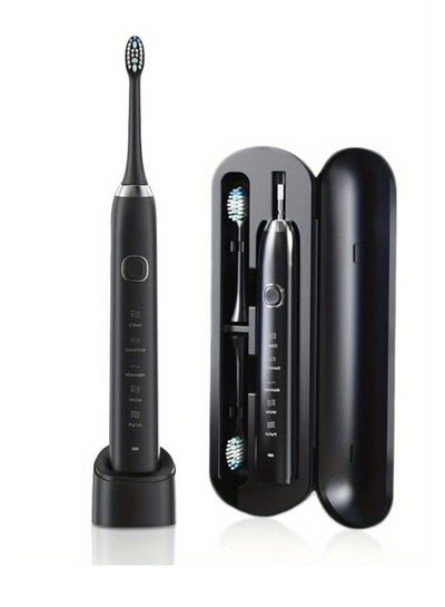 Buy Ipx7 Waterproof Electric Toothbrush Oral Care Teeth Cleaning Sonic Power Toothbrush with wireless charger in Saudi Arabia