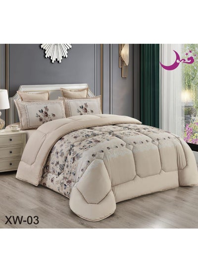 Buy Comforter Set 4 Pieces One And A Half Modern Design Heavy Filling And Beautiful Shape in Saudi Arabia