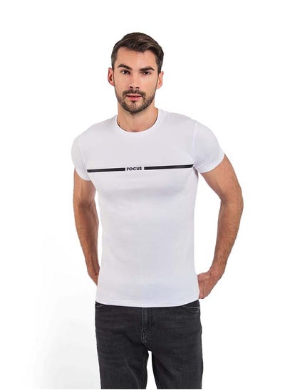 Buy Modern Fit Crew Neck Cotton T-Shirt in Egypt