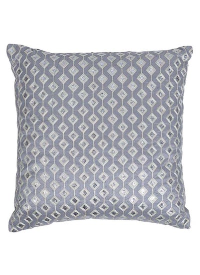 اشتري Indy Cushion, Grey & Silver - 40x40 cm في الامارات