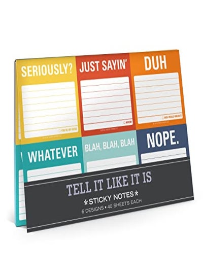 اشتري Knock Knock Tell It Like It Is Sticky Note Packet في الامارات