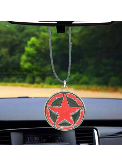 Buy Star Car Pendant Mirror Hanging Pendant Metal Mini Car Decoration Chain 1 Pcs in Saudi Arabia
