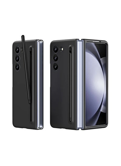 Buy Samsung Galaxy Z Fold 5 Slim Case With Pen Graphite Protective Cover Shockproof Protective Case (Black) in Saudi Arabia