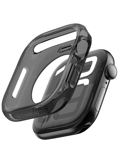 اشتري Capella for Apple Watch Series 10 (46mm) Case Cover (2024) - Clear Black في الامارات