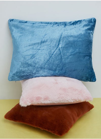 Buy Velvet Cushion With Insert 18X24" in Saudi Arabia