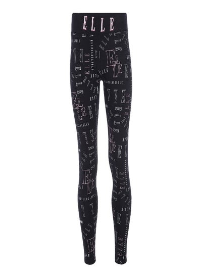 Buy Elle All Over Print Abstract Leggings in Saudi Arabia