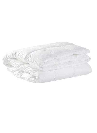 Buy Solid Microfibre Duvet Fillers Microfiber White 240x260cm in UAE