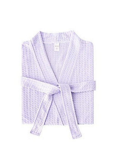 Buy Waffle Weave Bathrobe,Couple Robe,Kimono Robe with Soft Shiny Pocket Bathrobe Bath Towel,Great for After Shower or Swim and Resort Hotel Spa in Saudi Arabia