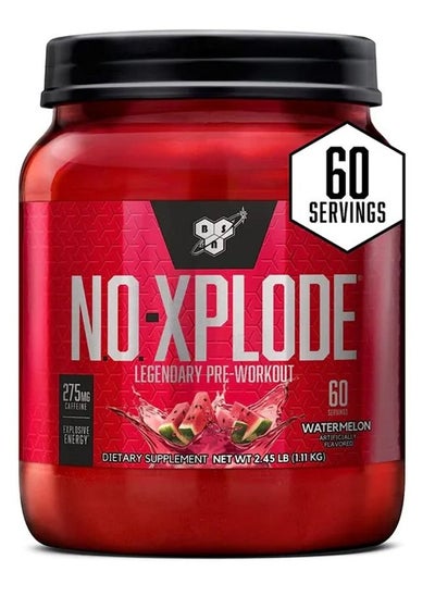 Buy Bsn N.o.-Xplode Legendary Pre-workout Supplement With Creatine, Beta-alanine, And Energy 60 Servings Watermelon 1.11 Kg in UAE