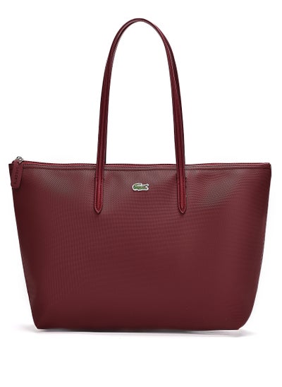 Buy LACOSTE Handbag Wine Red in Saudi Arabia