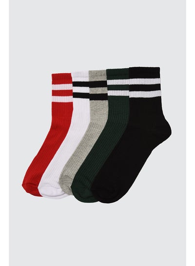 اشتري Socks - Multicolor - 5 pcs في مصر
