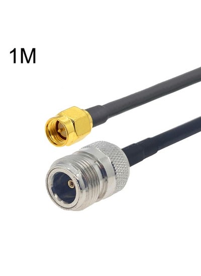 اشتري SMA Male to N Female RG58 Coaxial Adapter Cable, Cable Length:1m في الامارات