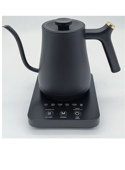 Buy Electric Kettle, 0.8L Electric Gooseneck Kettles with 5 Variable Presets, Quick Heating, Auto Shut-Off, Boil Dry Protection, for Hot Water, Pour Over Coffee and Tea Kettle in Saudi Arabia