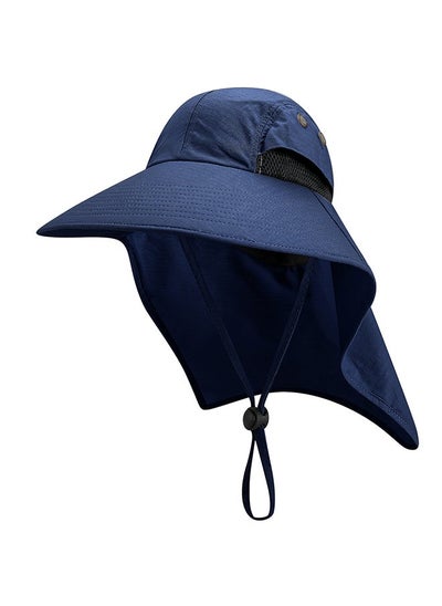 Buy Travel Camping Adjustable Wide Brim Sun Hat in UAE