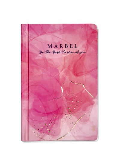 Buy A6 Marble Notebook Size 14*10 Pink in Egypt