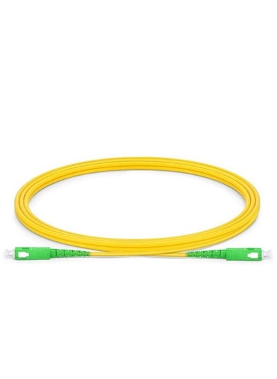 Buy SC APC to SC APC Simplex Single Mode PVC Fiber Optic Patch Cable in UAE