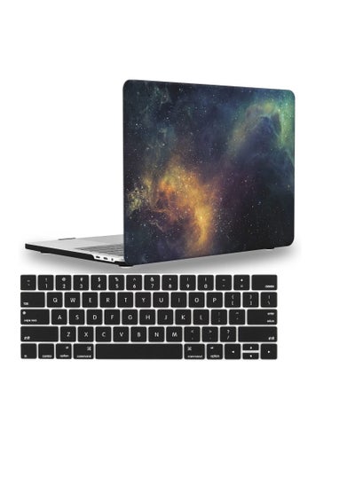 Buy MacBook Pro 13 Case 2019 2018 2017 2016 Release A1706/A1708/A1989/A2159/A2338/A2251/A2289, Hard Case Shell Cover and Keyboard Skin Cover for MacBook Pro 13 Inch with/Without Touch Bar in UAE