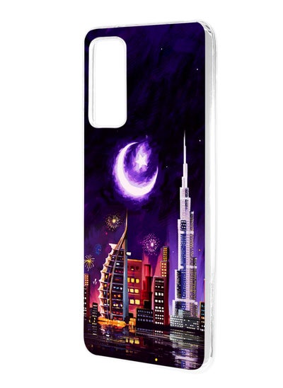 Buy for Galaxy S20 FE Case, Shockproof Protective Phone Case Cover for Galaxy S20 FE, with Dubai in the moonlight Pattern in UAE