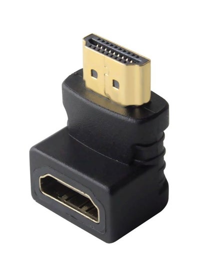 Buy Female To Male HDMI Adapter Black in UAE