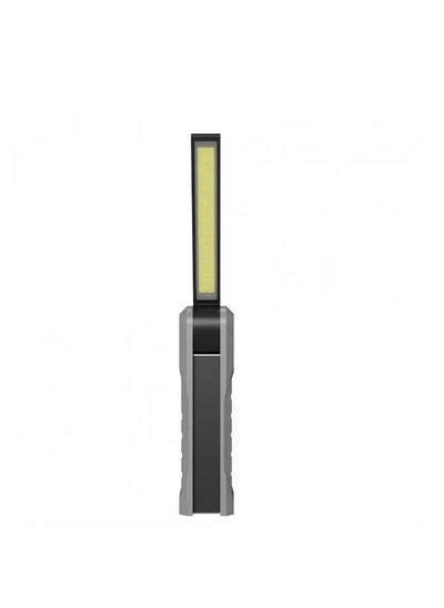 Buy 2 in 1 Foldable Outdoor Flashlight with Built-in 2000mAh Li-Battery, 10m Lighting Distance, 5W COB+3W LED Bulb, Up to 3-7H Working Time, 250LM Lumens - Black in UAE