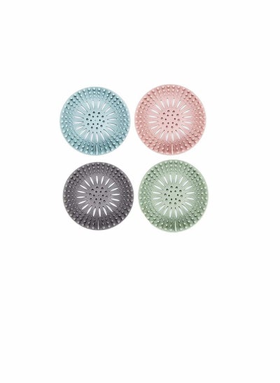 Buy Silicone Sink Strainer, Drain Hair Catcher Protector Durable Suckers, Filter Sewer, Easy to Install and Clean Suit for Bathroom Bathtub Kitchen in Saudi Arabia