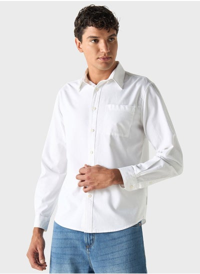 Buy Essential Pocket Detail Regular Fit Shirt in UAE