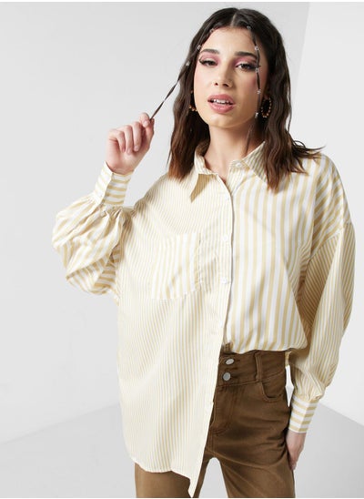 اشتري Stripe Button Down Shirt في الامارات