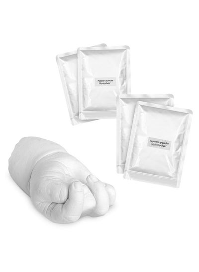 Buy Baby Hand And Foot Casting Kit Molding And Plaster Materials For 3D Casts Includes 2 Packs Alginate Powder And 2 Packs Plaster Powder in UAE