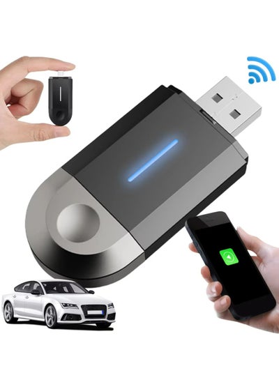 اشتري محول لاسلكي 2 في 1 Mini Carplay للتكامل السلس مع Android Auto، لاسلكي 5G Wifi Bluetooth 5.0 لـ Apple USB Type-C Dongle في السيارة العالمية في السعودية