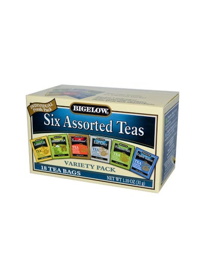 Buy Six Assorted Tea Variety Pack 18 Bag(S) in UAE