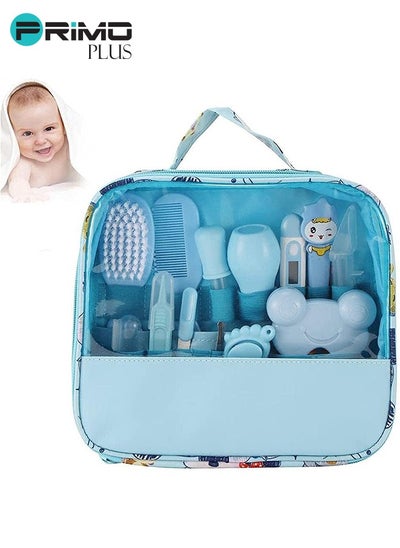 Buy 13-Piece Baby Healthcare And Grooming Kit-Blue in Saudi Arabia